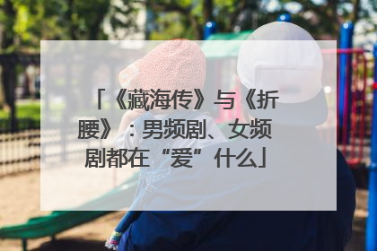 《藏海传》与《折腰》：男频剧、女频剧都在“爱”什么
