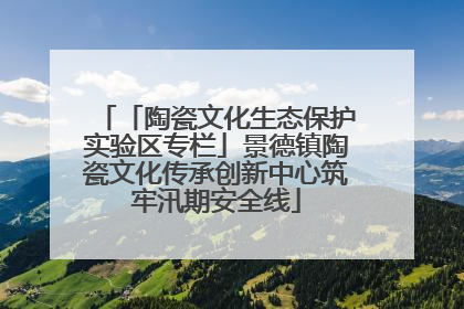 「陶瓷文化生态保护实验区专栏」景德镇陶瓷文化传承创新中心筑牢汛期安全线