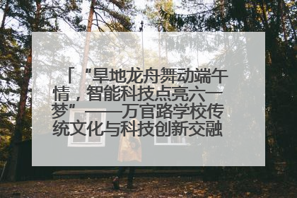 “旱地龙舟舞动端午情，智能科技点亮六一梦”——万官路学校传统文化与科技创新交融的精彩盛宴