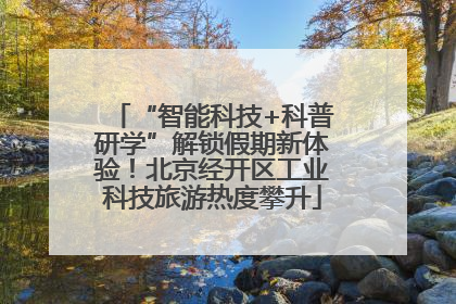 “智能科技+科普研学”解锁假期新体验！北京经开区工业科技旅游热度攀升