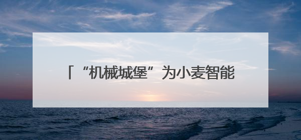 “机械城堡”为小麦智能“控水”（三夏进行时）