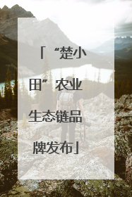 “楚小田”农业生态链品牌发布
