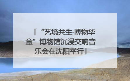 “艺境共生·博物华章”博物馆沉浸交响音乐会在沈阳举行