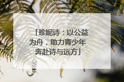 珍妮诗：以公益为舟，助力青少年奔赴诗与远方