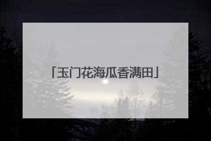 玉门花海瓜香满田