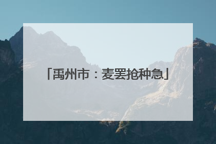 禹州市：麦罢抢种急