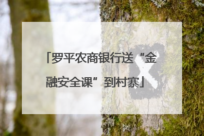 罗平农商银行送“金融安全课”到村寨
