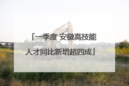 一季度 安徽高技能人才同比新增超四成