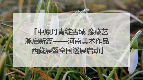 中原丹青绽雪域 豫藏艺脉启新篇——河南美术作品西藏展暨全国巡展启动