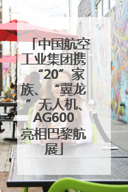 中国航空工业集团携“20”家族、“翼龙”无人机、AG600亮相巴黎航展
