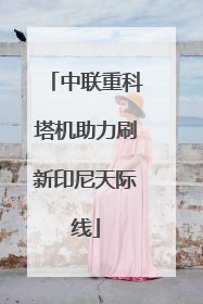中联重科塔机助力刷新印尼天际线