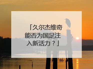 久尔杰维奇能否为国足注入新活力？