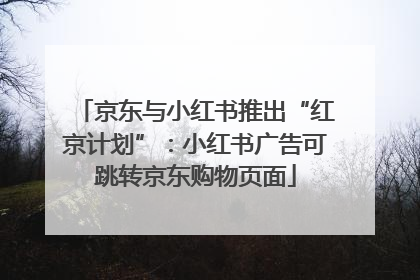 京东与小红书推出“红京计划”：小红书广告可跳转京东购物页面