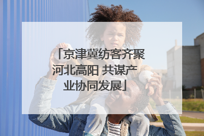 京津冀纺客齐聚河北高阳 共谋产业协同发展