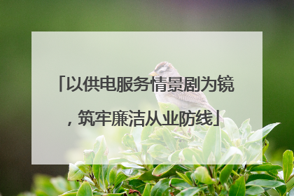 以供电服务情景剧为镜，筑牢廉洁从业防线