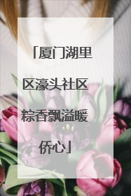 厦门湖里区濠头社区粽香飘溢暖侨心