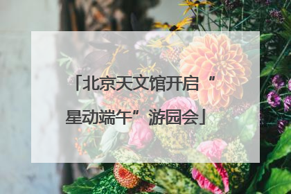 北京天文馆开启“星动端午”游园会