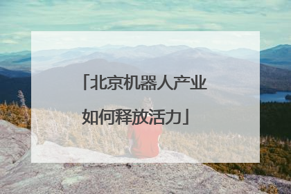 北京机器人产业如何释放活力