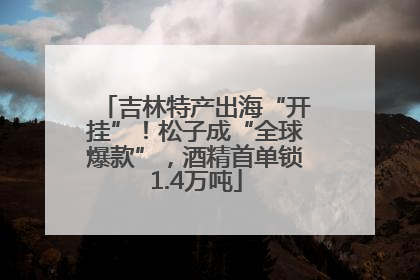 吉林特产出海“开挂”！松子成“全球爆款”，酒精首单锁1.4万吨