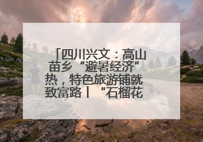 四川兴文：高山苗乡“避暑经济”热，特色旅游铺就致富路丨“石榴花开”四川行⑧
