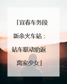 宜春车务段新余火车站：站车联动劝返离家少女