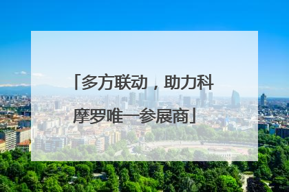 多方联动，助力科摩罗唯一参展商