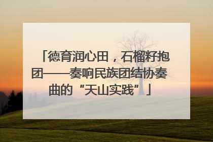 德育润心田，石榴籽抱团——奏响民族团结协奏曲的“天山实践”