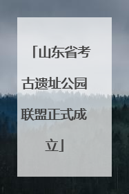 山东省考古遗址公园联盟正式成立