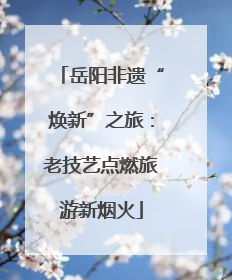 岳阳非遗“焕新”之旅：老技艺点燃旅游新烟火