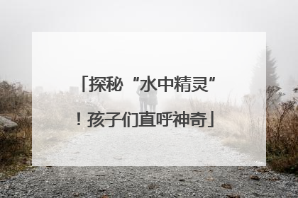 探秘“水中精灵”！孩子们直呼神奇