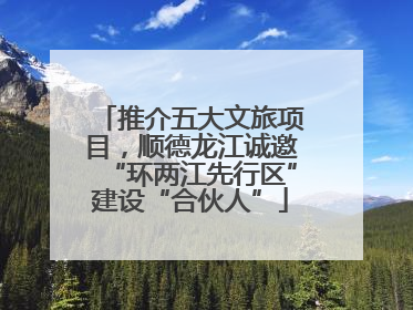 推介五大文旅项目，顺德龙江诚邀“环两江先行区”建设“合伙人”