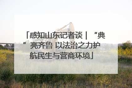 感知山东记者谈｜“典”亮齐鲁 以法治之力护航民生与营商环境