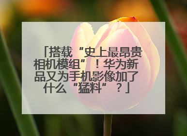 搭载“史上最昂贵相机模组”！华为新品又为手机影像加了什么“猛料”？