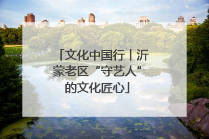 文化中国行丨沂蒙老区“守艺人”的文化匠心