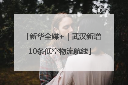 新华全媒+｜武汉新增10条低空物流航线