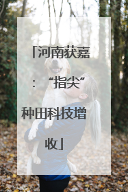 河南获嘉：“指尖”种田科技增收