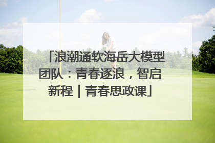 浪潮通软海岳大模型团队：青春逐浪，智启新程｜青春思政课