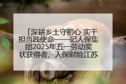 深耕乡土守初心 实干担当践使命——记人保集团2025年五一劳动奖状获得者、人保财险江苏南通海安支公司