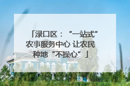 渌口区：“一站式”农事服务中心 让农民种地“不操心”