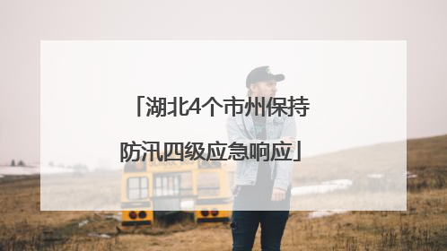 湖北4个市州保持防汛四级应急响应