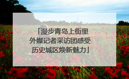 漫步青岛上街里 外媒记者采访团感受历史城区焕新魅力
