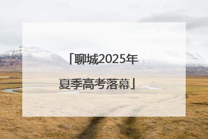 聊城2025年夏季高考落幕