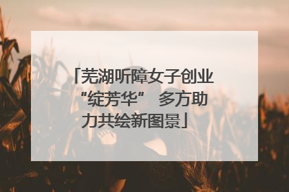 芜湖听障女子创业“绽芳华” 多方助力共绘新图景