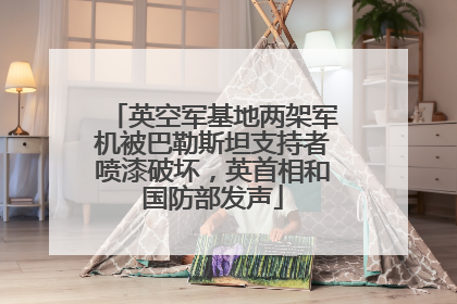 英空军基地两架军机被巴勒斯坦支持者喷漆破坏，英首相和国防部发声