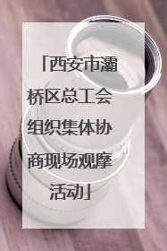 西安市灞桥区总工会组织集体协商现场观摩活动