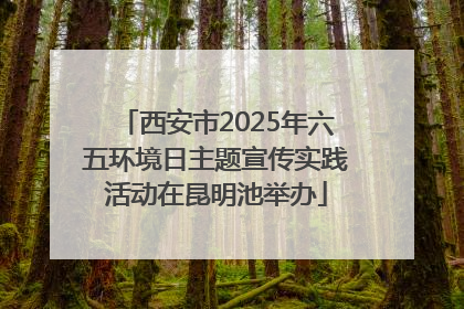 西安市2025年六五环境日主题宣传实践活动在昆明池举办