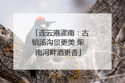 连云港灌南：古镇汤沟景更美 柴南河畔酒更香