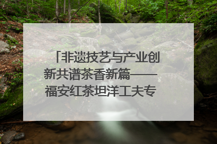 非遗技艺与产业创新共谱茶香新篇——福安红茶坦洋工夫专场推介会在京举办
