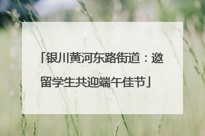 银川黄河东路街道：邀留学生共迎端午佳节