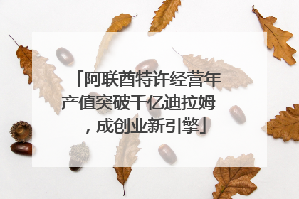 阿联酋特许经营年产值突破千亿迪拉姆，成创业新引擎